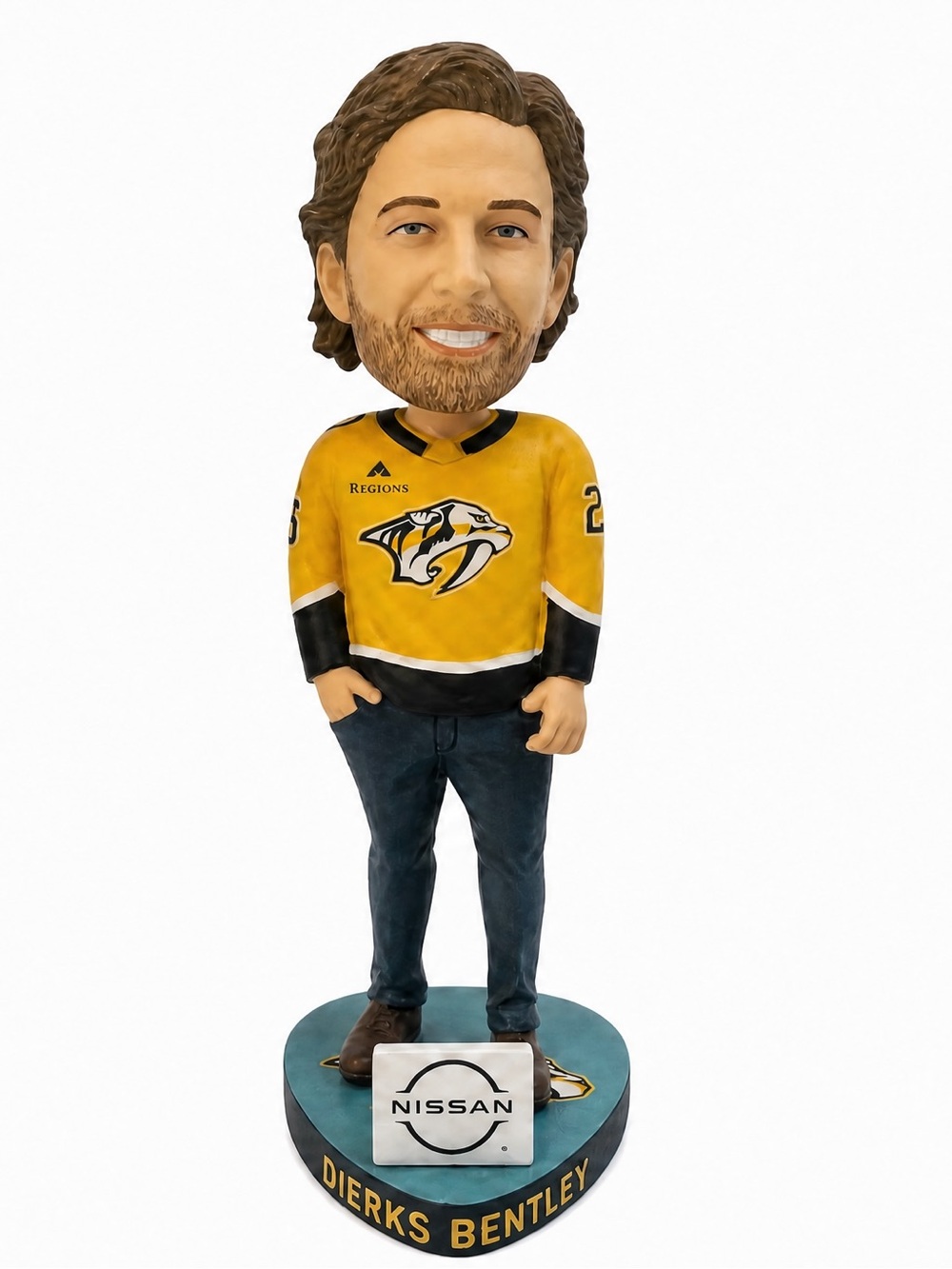 Dierks Bentley Nashville Predators 1/13/26  Hockey Game Collectible Bobblehead